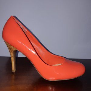 Jessica Simpson Orange High Heels